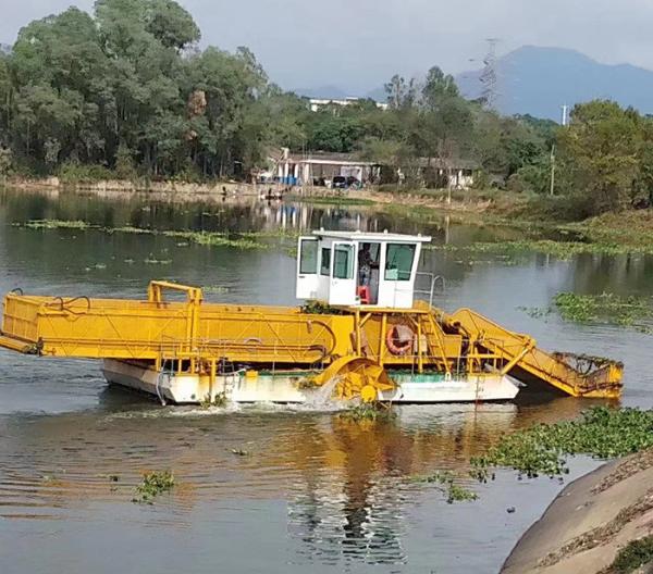 水草のための小さな操作が簡単な湖の雑草除去機