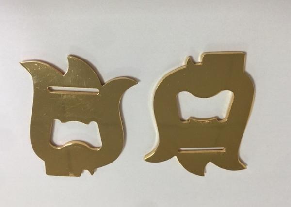 Cor 2 do ouro de 2.0MM em 1 chapeamento olímpico do esporte do abridor de garrafa da medalha