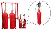 3.5 M/s Système d'extinction des incendies FM200 Densité de gaz 1,2 Kg/M3 70L