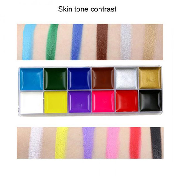 Makeup Oil Painting 12 Colors Face Body Paint