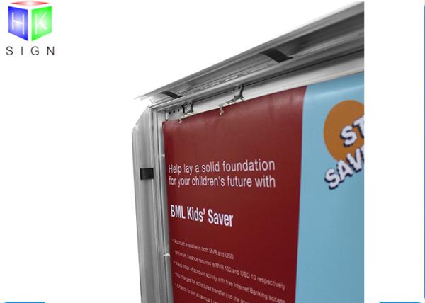 Big Metro Station Outdoor LED Light Box Wall Mounted Illuminated Snapped Frame