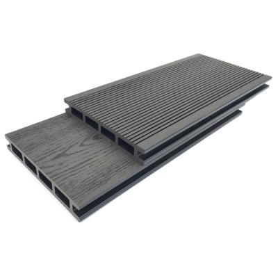 145*21 mm à prova de água Co extrusão oca piso de vinil Wpc para piscina