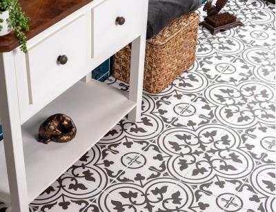200x200mm Gray Porcelain Floor Tile 8.5mm Thickness
