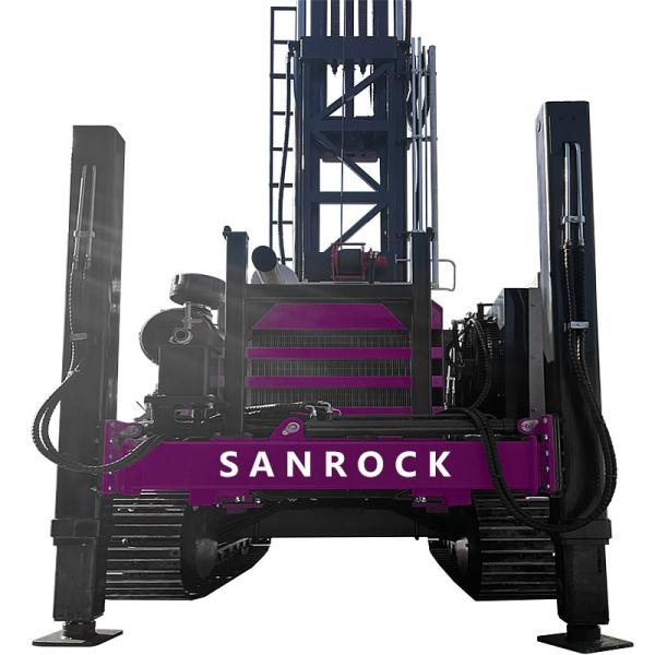 153KW Crawler Water Well Drilling Rig Lifting Force 50T Hydraulic Borehole Drilling Rig Water Drilling Machine