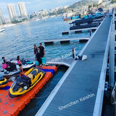 A flutuação de alumínio entra Marine Pontoon Bridge Jetty Marine que projeta a doca de flutuação do barco plástico para a venda