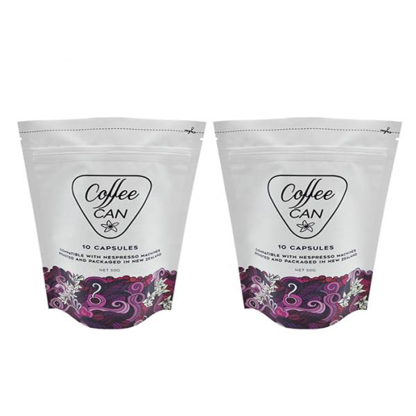 Custom Logo Stand Up Plastic Pouches , Heat Seal Aluminium Foil Zip Lock Bag