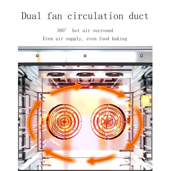 Коммерческая кухонная техника 35 кг Электрическая печь для хлеба с несколькими функциями