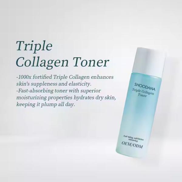 ODM / OEM Triple Collagen Toner New Arrival Hot Selling Korean Skincare Product Wholesale Hot Products