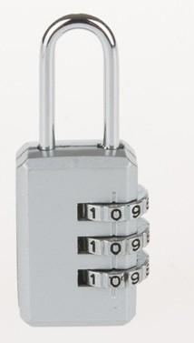 3 Dial Resttable Combination Luggage Padlock for Suitcase Security