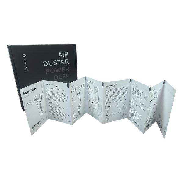 Custom Instruction Manuals Various Languages Folding Paper Instructions Leaflet Die Cut Brochure