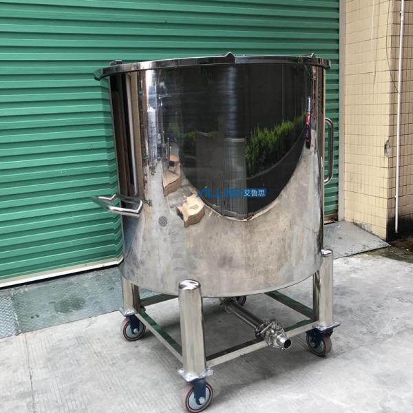 do equipamento aberto do armazenamento de 200L metade de tanque de armazenamento de aço inoxidável Hang Lid Liquid Alcohol Chemical