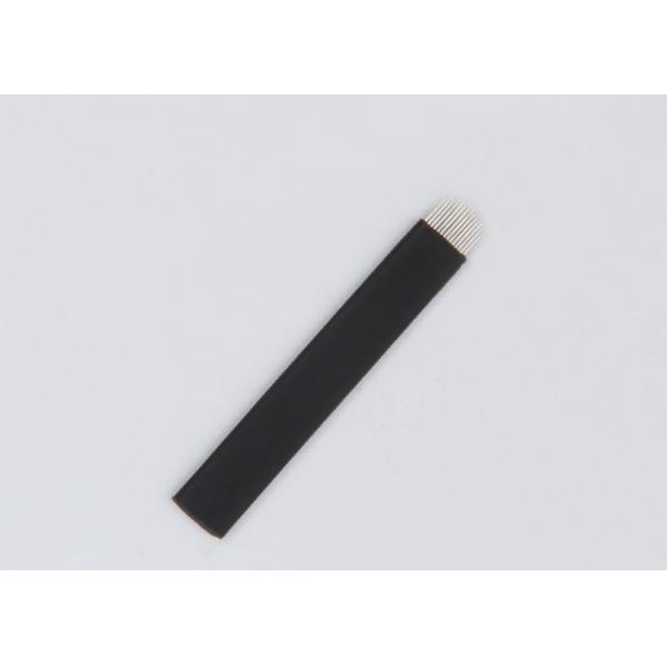 #14U 0.18mm Black Flex Microblading Blades for Tattoo / Lip / Eyeline
