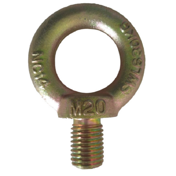 Galvanized Forged Eye Bolt Carbon Steel JIS1168 Galvanized Eye Bolt M5 - M100