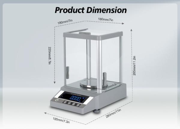 Mini Balanza analítica de laboratorio electrónico de alta precisión Balanzas de juegos digitales de pesaje con soporte OEM personalizado