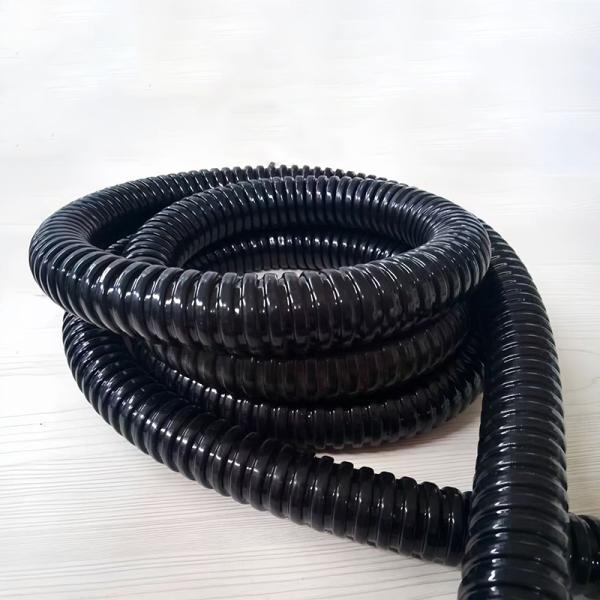 Wavy Shape Pvc Coated Flexible Metal Conduit For Electric Cable Wire Protection