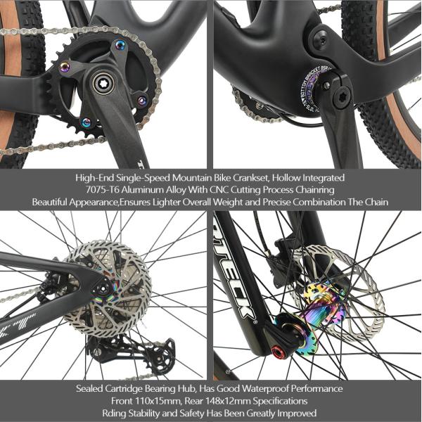 Dual Suspension Carbon Mountain Bike 11 Speed MTB Disc Brake Bicycles