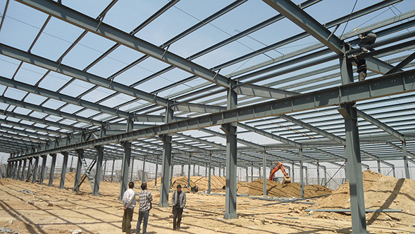 Fully Custom Prefabricated Steel Buildings Q235 Q355 H Section Steel Structure Industrial