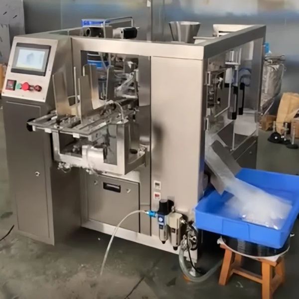 Premade Bag Filling And Sealing Machine Granule Premade Pouch Fill And Seal Machine 5kw