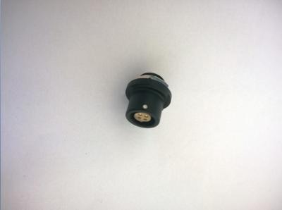 Black Chrome Plating Metal 4 Pin Circular Connector For Receptacle