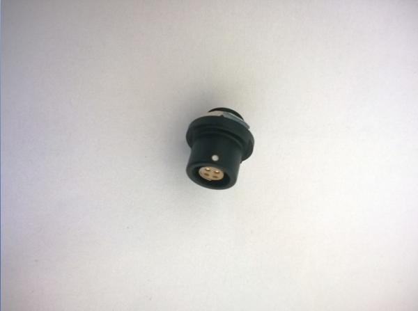 Black Chrome Plating Metal 4 Pin Circular Connector For Receptacle