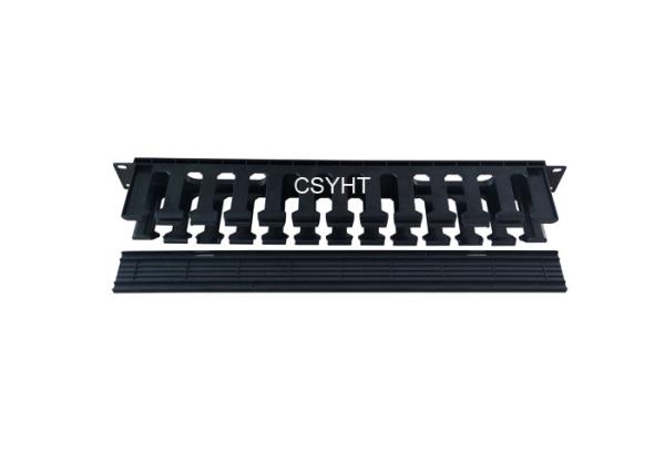 Rack Mounted 19 Inch ABS 1U Fiber Optical Cable Panel Datacenter solutions