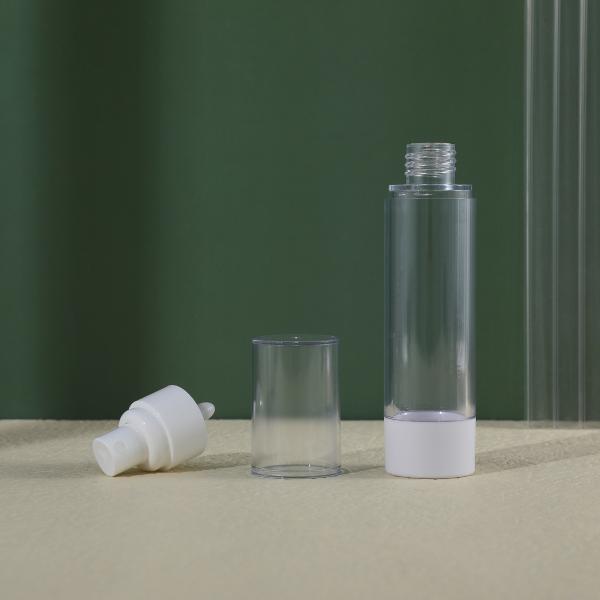 OEM/ODM Acceptable Airless Press Pump Bottle Empty Airless Spray Bottle 15ml 30ml 50ml 80ml 100ml for Skincare and Perfume
