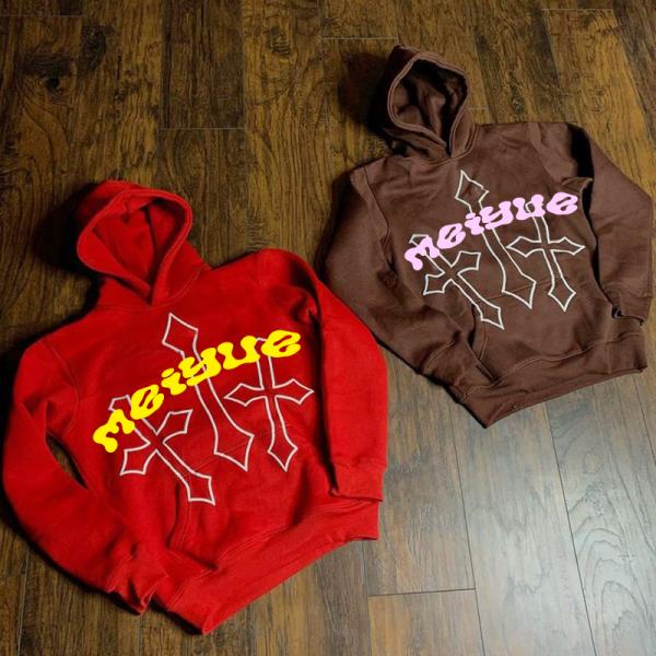 Impresión 3d personalizada con capucha de pulpa de hombre con capucha cortada ropa callejera de algodón pesado con capucha de lana de hombres fabricantes de ropa de aduana