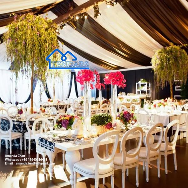 Four Seasons Wedding Marquee Tent Windows Aluminum Material A Frame Event Canopy Structure Design
