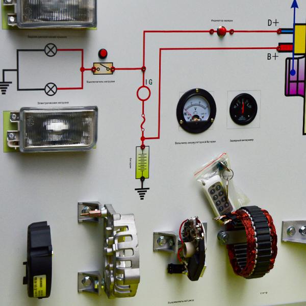 Automotive Charging System Electrical Trainer Board