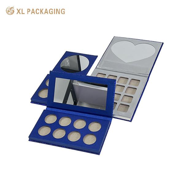 XL Packaging Custom Luxury Boxes Luxury Custom Rectangle Custom Empty Eyeshadow Palette Pans Eye Shadow Case Container Packaging