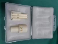 Peças de cerâmica de alumina 96% usinadas CNC de alto polimento ISO 9001