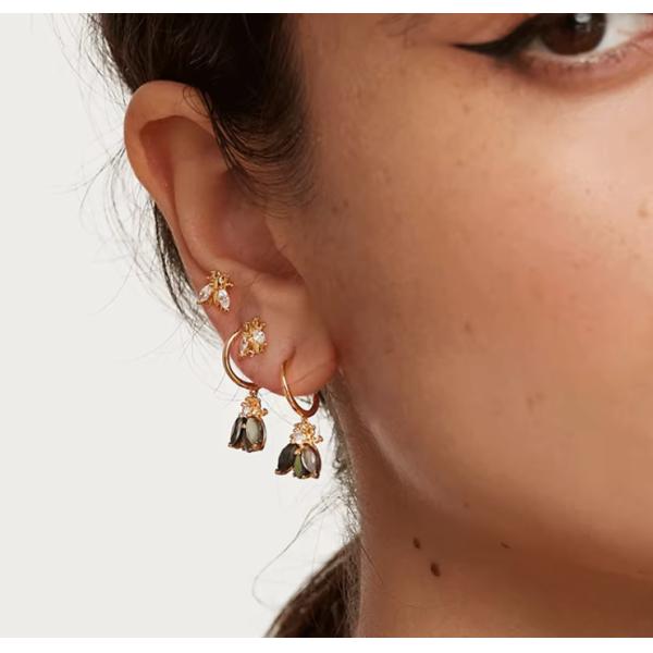 925 Sterling Silver Jewelry en gros Minimaliste Petit 925 Sterling Silver Zircon Stud Boucles d'oreilles ornées Boucles d'oreilles pour femmes