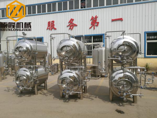 Two Vessels Industrial Brewing Equipment , 3HL SS Commercial Micro Brewing Equipment