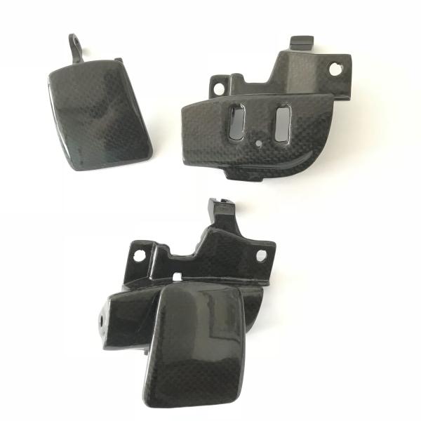 Auto Custom Carbon Fiber Parts Ferrari Carbon Fiber Door Handles Hot Press Molding Process