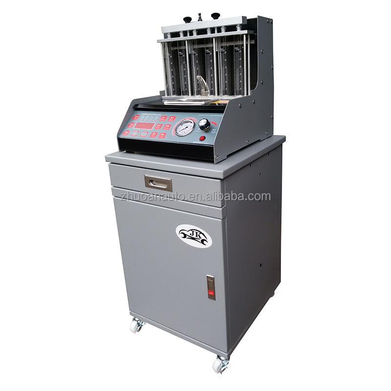 6 Cylinder Fuel Injector Tester Machine Ultrasonic Cleaner Fuel Injectors Analyzer