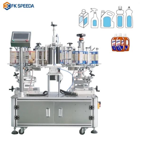 15mm Front and Back Side Bottle Labeling Machine for Case Packaging Requirements