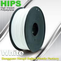 Filament blanc fait sur commande d'imprimante des HANCHES 3D 1.75mm/3mm, matériel réutilisable de l'impression 3D