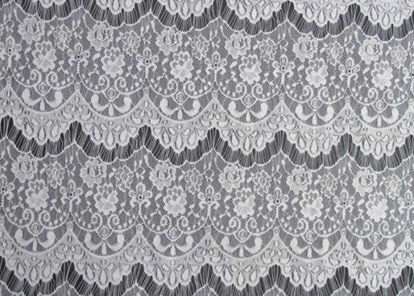 Jacquard Nylon Lace Fabric , 100% Nylon / 145cm Width CY-DN0002