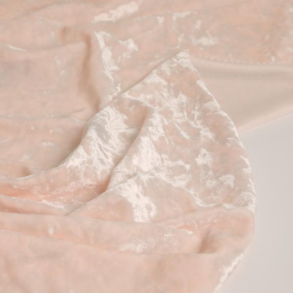 Ткань 150D 288F 240gsm бархата полиэстера лайкра розовая