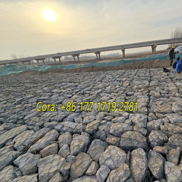 2*1*0.5m Durability Customization Gabion Cage Wall For Slope Protection & Mine Restoration