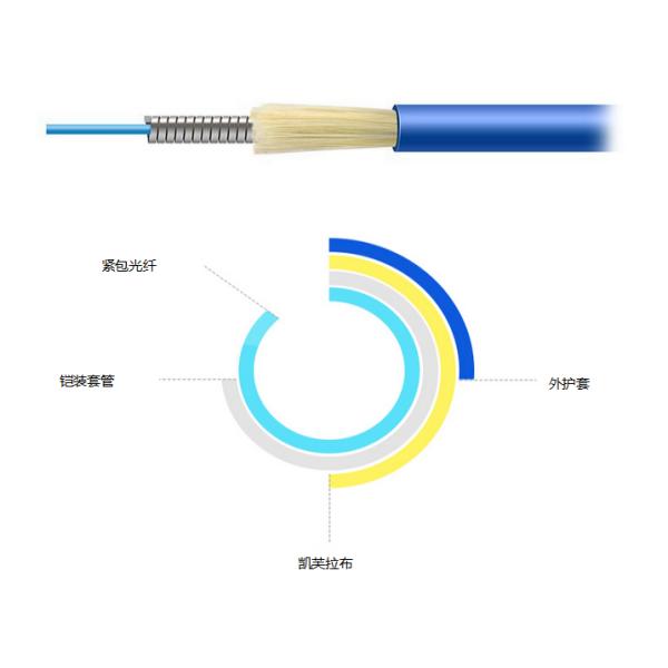 LC To FC Fiber Optic Patch Cable UPC Simplex For Communication Devices