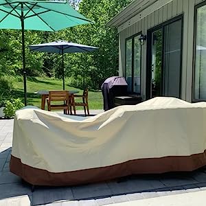 Furniture Cover 600D Waterproof Large Heavy Duty Outdoor Furniture Set Covers with Anti-UV and Wind-Proof Suitable