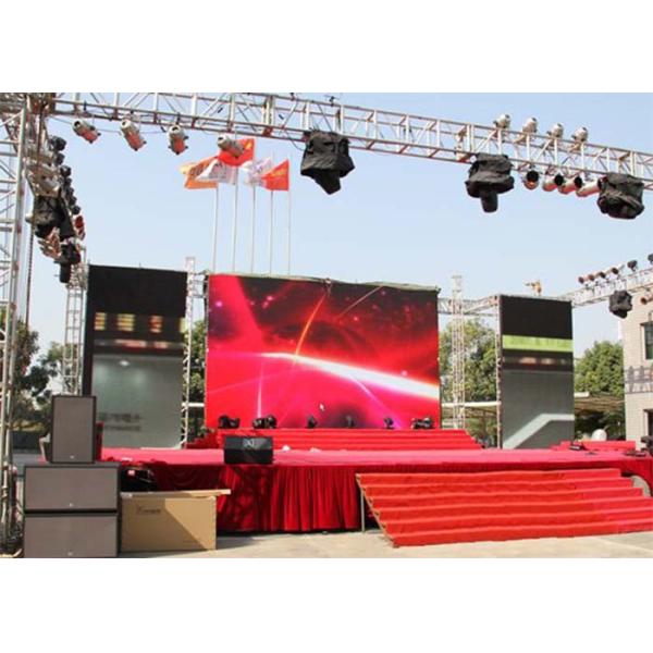 P6.67 Outdoor Stage Rental LED Display Light Weight Cabinet Die Casting Aluminum