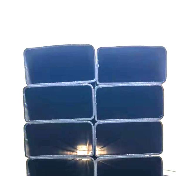 Black Iron Ms Rectangular Steel Channels U-Bar Galvanized Square Tube for Structural