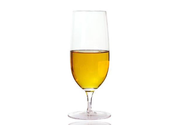 Flute Blass Light Pale ALE 12 Ounce Beer Glasses With Short Stem