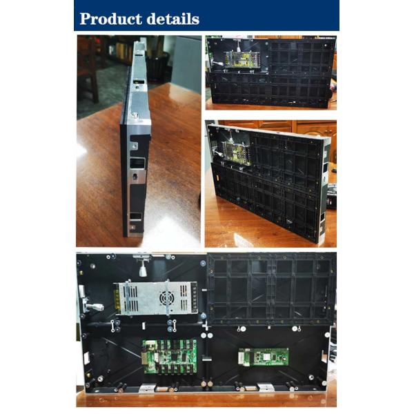 HD TV Indoor P1.8 P1.6 P1.5 P1.25 P2.5 640x360mm Indoor Die Cast Aluminum Cabinet Mobile Led Display Screen