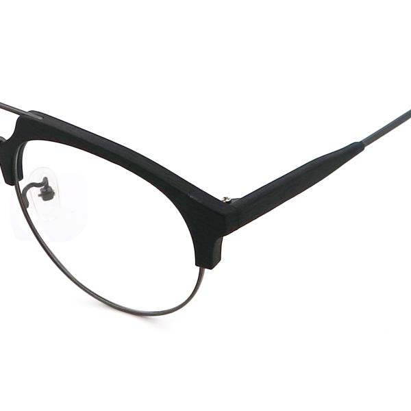 Temple Adjustable Imitation Wood Acetate Optical Glasses MR 15144