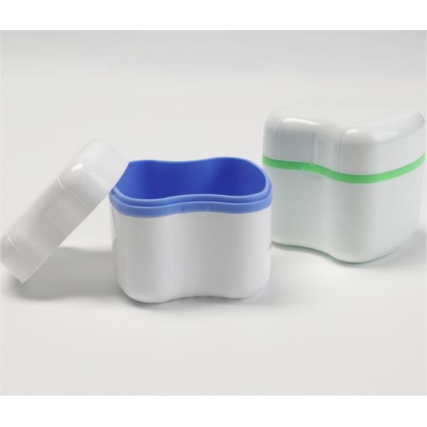 Щетка чистого Denture заботы более чистая и чашка случая ванны Denture коробки держателя стопорного устройства