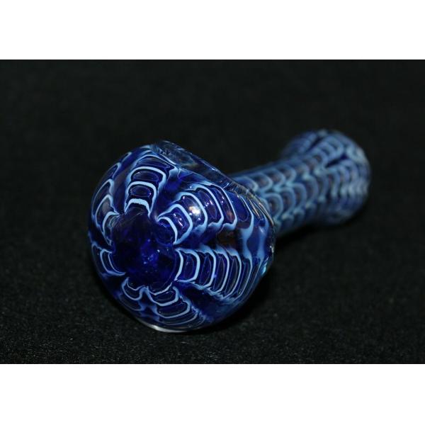 рука 4 1/2» стеклянная пускает курение по трубам табака шторма пузыря толстое