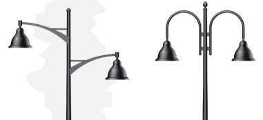 200W Solar Garden Light for Street & Park Lighting IP66 Aluminum Outdoor Solar Lamp.